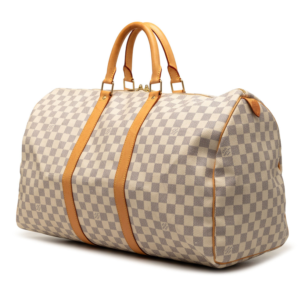 Pre-Loved Louis Vuitton Damier Azur Keepall 50 - Picture 2 of 9